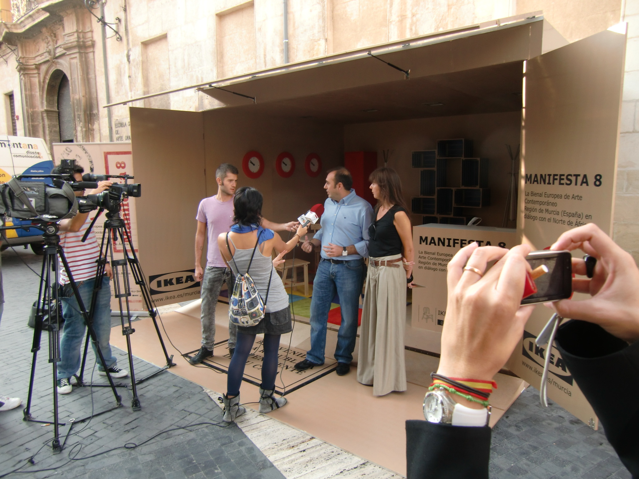 Manifesta 8 opens two infomation points in the center of Murcia