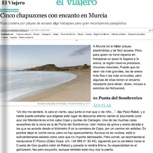 Cinco chapuzones con encanto en Murcia - El Viajero. El Pas