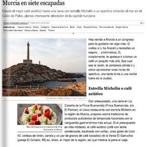 Murcia en 7 escapadas - El Viajero. El Pas