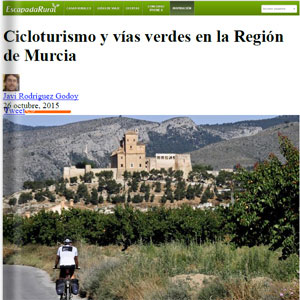 Cicloturismo y vas verdes en la Regin de Murcia - escapadarural.com