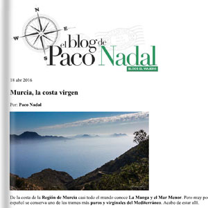 Murcia,la costa virgen - El Blog de Paco Nadal. El Pas