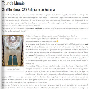 Tour de Murcie. Se dtendre au SPA Balneario de Archena  Just Bordeaux