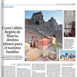 Costa Clida-Regin de Murcia, destino idneo para el Turismo Familiar - La Razn