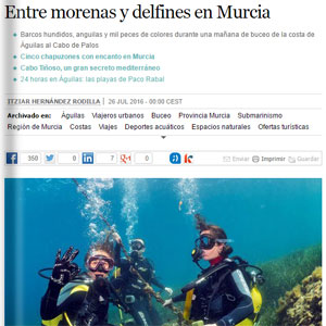 Entre morenas y delfines en Murcia - El Viajero. El Pas