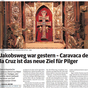Jacobsweg war gestern Caravaca de la cruz ist das neue Ziel fr PilgerSur Deutsche ausgabe