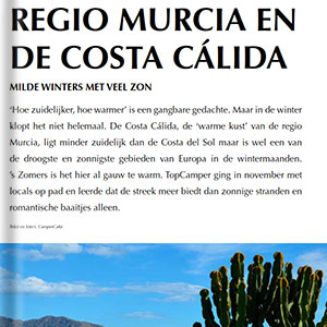 Regio Murcia en De Costa Clida-Top Camper