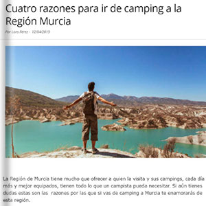 Cuatro razones para ir de camping a la Regin de Murcia - campingsalon