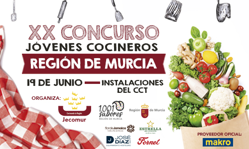 La Asociación de Jefes de Cocina de la Región de Murcia convoca su XX Concurso de Jóvenes Cocineros
