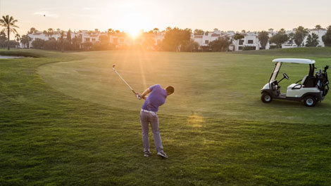 Un día de golf en la  class=Región de Murcia