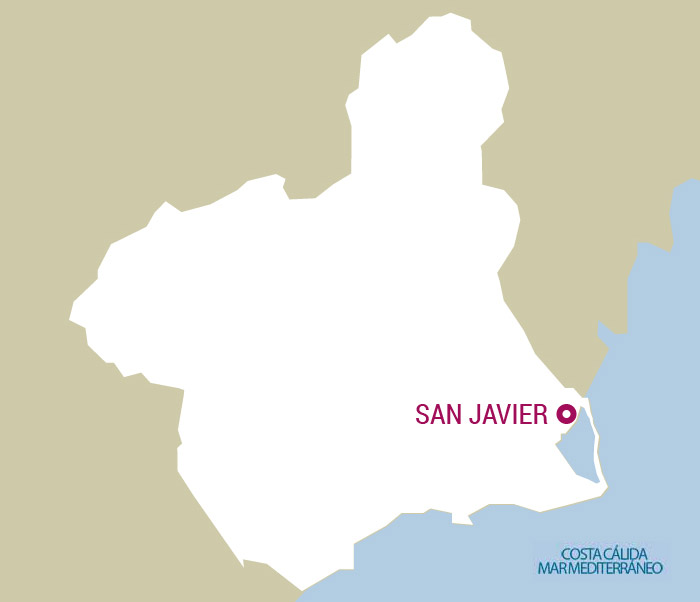 Resultado de imagen de San Javier murcia localizacion