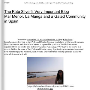 Mar Menor (Kate Silver)
