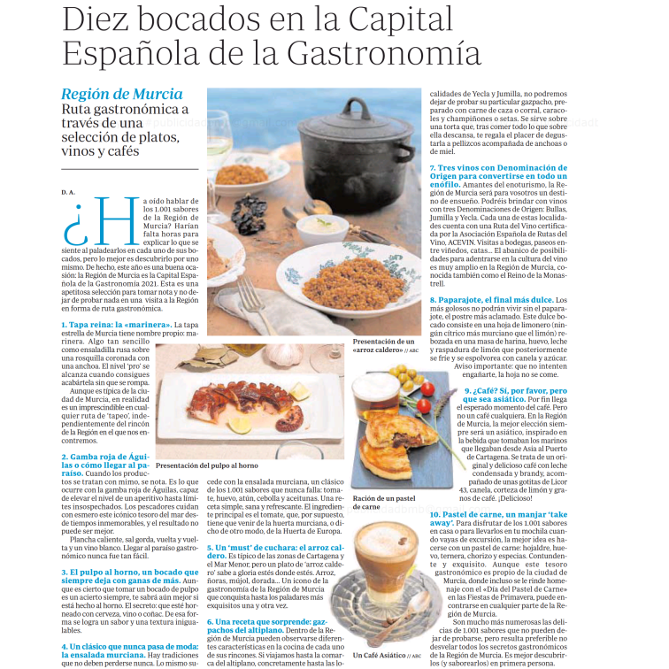 Diez bocados en la Capital Española de la Gastronomía - ABC Viajar