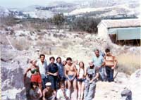 Cigarralejo equipo de excavación. Septiembre de 1980