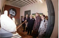 Visita de la Asociación de Amigos de la Arqueología al Museo Monográfico del Cigarralejo. Diciembre de 1992.